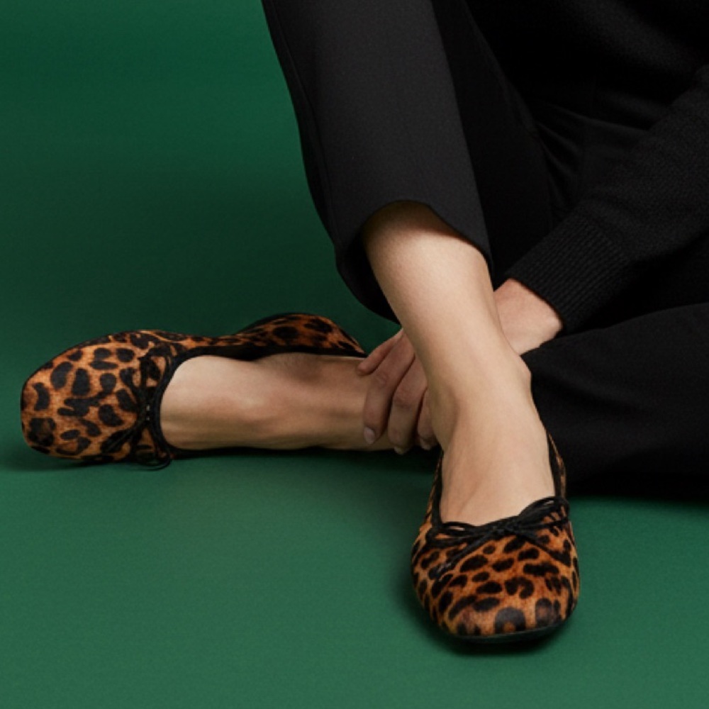 C. Paravana Leopard Patterned Women's Loafers